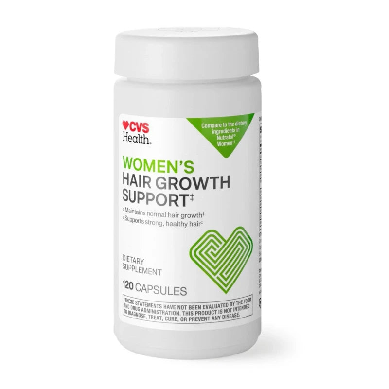 CVS Women’s Hair Growth Support for Strong Healthy Hair, 120 Capsules Exp 7/2026