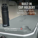 Coleman Classic Series Insulated Portable Wheeled Cooler, Leak-Resistant Outdoor Hard Cooler Keeps Ice up to 5 Days, 100-Quart