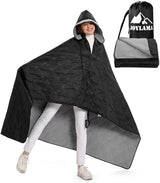 Outdoor Camping Blanket, Fleece Waterproof Stadium Blanket with Portable Bag, Lightweight for Cold Weather, Sports, Pet, Beach, Picnic, Stadium, Travel, Car, 79 * 54inch