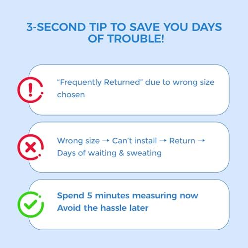 Quiet Register Booster Fan Fits 4" x 12" Register Holes, 10-Speed Smart Heating Cooling AC Vent Fan with Remote Control and Thermostat Control - White