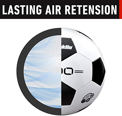 Franklin Sports Soccer Balls - Youth & Adult - Sizes 3, 4 & 5 - Single & Bulk Packs - Black & White