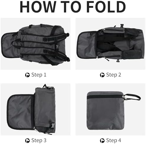 Small Hiking Daypack,15L Waterproof Hiking Backpack Packable Lightweight Travel Day Pack for Women Men (Grey, Small)