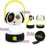 Outdoor Equipment LED Camping Lantern & Headlamp Set for Kids, FANT.LUX Battery Powered Night Light for Emergency, Hurricane, Lightweight Tent Lamp - Owl (Dog Set)