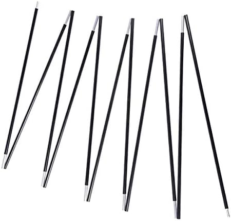 Aluminum Tent Poles Replacement, Fits Both Female and Male Ends, Lightweight Tent Pole Repair Kit, 7001 Aluminum Alloy T6 Heated