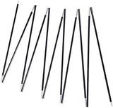 Aluminum Tent Poles Replacement, Fits Both Female and Male Ends, Lightweight Tent Pole Repair Kit, 7001 Aluminum Alloy T6 Heated