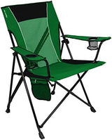 Kijaro Dual Lock Portable Camping Chairs - Enjoy the Outdoors with a Versatile Folding Chair, Sports Chair, Outdoor Chair & Lawn Chair - Dual Lock Feature Locks Position – Jasper Green
