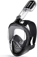 Greatever Full Face Snorkel Mask, Snorkeling Gear for Adults with Latest Dry Top Breathing System and Detachable Camera Mount, Foldable Snorkel Mask Adult, Snorkels Anti-Fog & Anti-Leak