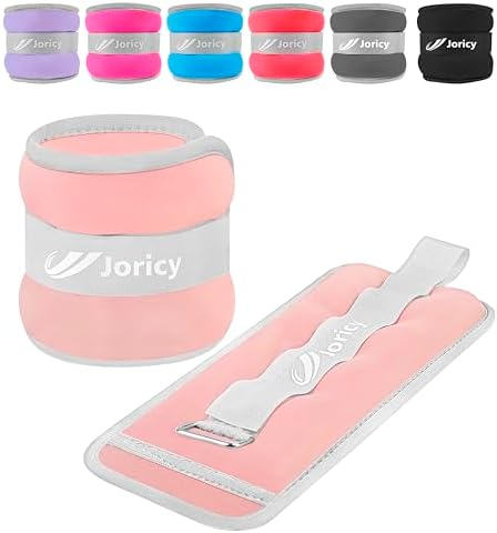 Ankle Weights A Pair of 1/2/3/4/6/8/10/12/20 LBS Wrist Leg Arm Weights for Women Men kids child with Adjustable Straps, Strength weighted for Physical Therapy Running Walking Fitness Gym Workout
