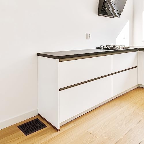 Decor Grates AJH610-RB Oriental Floor Register, 6 x 10 Inches, Rubbed Bronze Finish