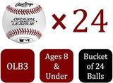 Rawlings | Official League Recreational Use Practice Baseballs | Youth/8U | OLB3 | Bucket | 24 Count