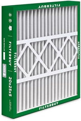 Filterbuy 20x25x5 Air Filter MERV 8 Dust Defense (2-Pack), Pleated HVAC AC Furnace Air Filters for Honeywell FC100A1037, Lennox X6673, Carrier, & More (Actual Size: 19.88 x 24.75 x 4.38 Inches)