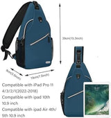 MOSISO Sling Backpack, Multipurpose Crossbody Shoulder Bag Travel Hiking Daypack