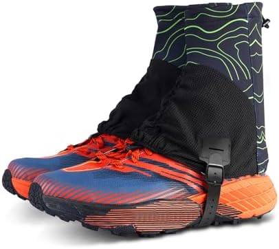 Hiking Gaiters for Woman, Running Shoe Gaiters, Trail Running Gaiters Sandproof, Hiking Gaiters, Ankle Gaiters for Hiking, Snow, Trail Running, Hunting, Skiing, Mountain Climbing