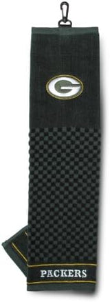 Team Golf NFL Embroidered Golf Towel, Checkered Scrubber Design, Embroidered Logo