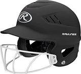 Rawlings | COOLFLO Batting Helmet with Facemask | Fastpitch Softball | One Size fits Most (6 1/2-7 1/2)