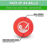 GoSports Foam Golf Practice Balls Realistic Feel and Limited Flight Use Indoors or Outdoors