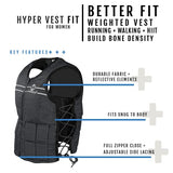 Size Small Hyper Vest FIT women weighted vest with weights included for walking up to 10 lbs (small 10 lbs)