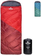 Teton Junior, 20 Degree and 0 Degree Sleeping Bags. Finally, Sleeping Bag for Boys, Girls, All Kids, Warm and Comfortable, for All Camping Weather and Built to Last
