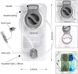 Hydration Bladder 2L-3L,Leak Proof Water Reservoir, BPA Free Military Water Storage Bladder Bag Hydration Pack Replacement Easy Clean for Bicycling Hiking Camping Hunting Running