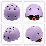 Kids Bike Helmet,Toddler Skateboard Helmets for Ages 2-3-5-8-14 Years Boys Girls，Adjustable Multi-Sport Bicycle Skateboarding Football Roller Skating Scooter Rollerblade Balance Bike Helmet