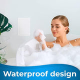 Access Panel for Drywall - 8x16 inch - Wall Hole Cover - Access Door - Plumbing Access Panel for Drywall - Heavy Durable Plastic White