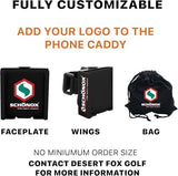 DESERT FOX GOLF Phone Caddy – Adjustable Golf Cart Phone Holder with Secure Strap for Hands-Free GPS & Golf Apps – Universal Fit