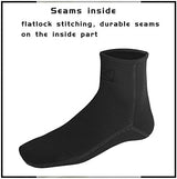 OMGear Water Socks Neoprene Socks Beach Booties 3mm 5mm Anti-Slip Wetsuit Footwear Fin Swim Sand Proof Socks
