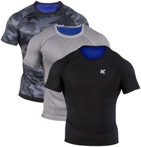 Kewlioo Men's Sauna Suit Shirt - Heat Trapping Sweat Compression Vest, Shapewear Top, Gym Exercise Versatile Shaper Jacket