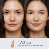 Estée Lauder Double Wear Stay-in-Place 24-Hour Long-Wear Matte Foundation Makeup, 1 Fl Oz, 1W2 Sand