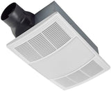Broan-NuTone BHFLED110 PowerHeat Bathroom Exhaust Fan, Heater, and LED Light Combination, 110 CFM