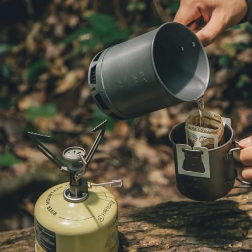 Fire-Maple Petrel Ultralight Pot- High Efficiency Aluminum Camping and Backpacking Pot with Heat-Proof Handle, Portable and Compact