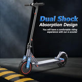 Electric Scooter for Adults, 8.5"/10" Tires, 19/22Mph, 350W/500W Motor, 21-28 Miles Range, Folding E-Scooter with Dual Suspension,APP(V1/SPRO/MAX/PRO)