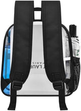 Oraben Clear Backpack for Stadium Events Stadium Backpack Waterproof 12x6x12 Clear Bag for Adult Concert Sport Work