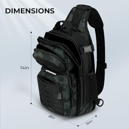 KastKing BlowBak Tactical Fishing Sling Tackle Bag - Lightweight Fishing Backpack - Storage for Gear and Equipment - Gift for Men