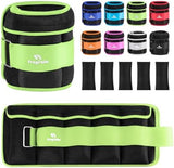 Fragraim Adjustable Ankle Weights 1-3/4/5/6/8/10/12/15/20 LBS Pair with Removable Weight for Jogging, Gymnastics, Aerobics, Physical Therapy