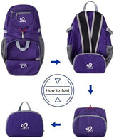 WATERFLY Small Lightweight Packable Backpack: 20l Ultra Light Foldable Travel Hiking Camping Daypack Day Pack for Man Woman