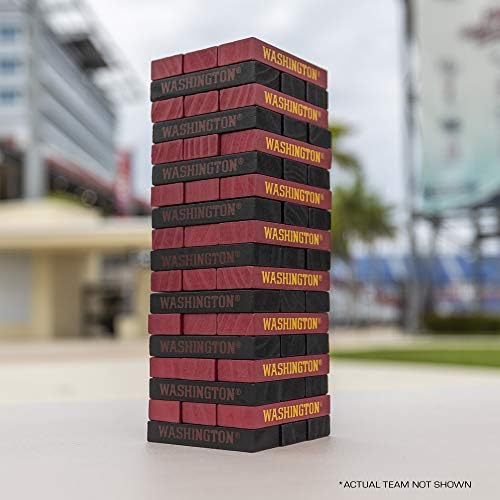 NFL Pro Football Tabletop Stackers Block Game by Wild Sports - Perfect Gift for NFL Football Fan, Dorm Game, Rec Room, Tailgate