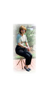 Drive Medical RTL10365-ADJ Adjustable Lightweight Folding Cane with Seat, Black