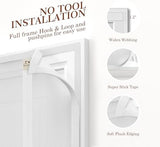 Yotache White Reversible Left Right Side Opening Tall Magnetic Screen Door Fits Door Size 36 x 98, Strengthened Polyester Mesh, Actual Screen Size 38" x 99"