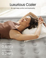 iDOO Air Mattress Full with Built in Pump, 18" Raised Comfort Blow up Mattress, Inflatable Mattress for Guests & Home, Air Bed, colchon inflable, Upgraded Four Chamber Technical Airbed