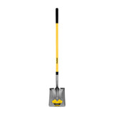 Truper Tru Pro Square-Point Shovel, 48-Inch Fiberglass Handle with 9-Inch Cushion Grip, Heavy-Duty Professional Digging & Transfer Shovel (Model PCL-F / 31199)