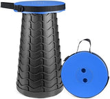 Hesanzol Portable Telescoping Stool, Retractable Folding Stool for Camping Garden Fishing Hiking Travel BBQ, Adjustable Collapsible Stools Max Load 400lbs