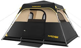 FanttikOutdoor Camping Tent 4/6/8/10 Person Instant Cabin Tent Setup in 60 Seconds with Rainfly & Windproof Portable with Carry Bag for Family Camping & Hiking
