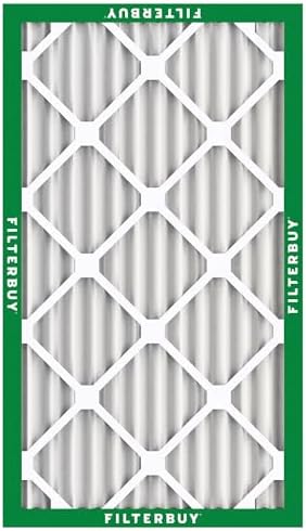 Filterbuy 20x36x2 Air Filter MERV 8 Dust Defense (2-Pack), Pleated HVAC AC Furnace Air Filters Replacement (Actual Size: 19.50 x 35.50 x 1.75 Inches)