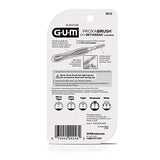 GUM Proxabrush Go-Betweens - Moderate - Interdental Brushes - Soft Bristled Dental Picks for Plaque Removal Health - Safe for Braces & Dental Devices, 10ct (Pack of 6)