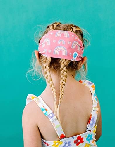 Splash Place SWIM GOGGLES with Fabric Strap - Adult & Kids Swim Goggles - PINKS & PURPLES