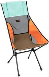 Helinox Sunset Chair Lightweight, High-Back, Compact, Collapsible Camping Chair, Mint Multiblock