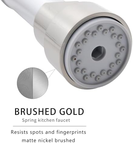 AIMADI Kitchen Faucet with Pull Down Sprayer,Commercial Stainless Steel Pull Down Sprayer Kitchen Faucet Single Hole Single Handle RV Laundry Outdoor Kitchen Sink Faucets