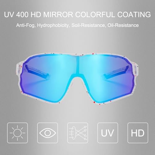 ROCKBROS Polarized Sunglasses UV Protection for Women Men Cycling Sunglasses