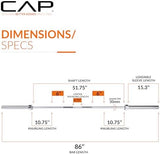 CAP Barbell Olympic Bars | Multiple options